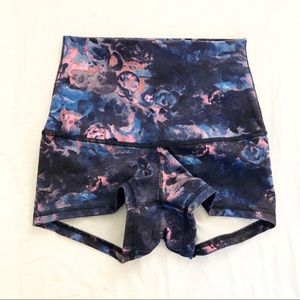High Rise Lululemon Yoga Shorts